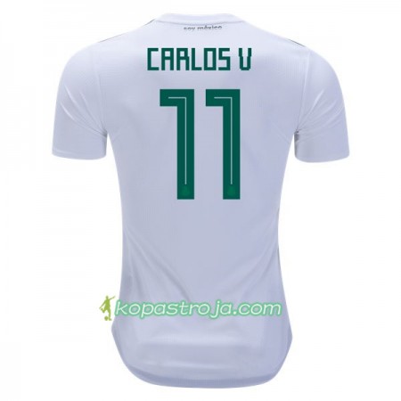 Billiga Fotbollströjor Mexiko Carlos V 11 VM 2018 Borta tröja